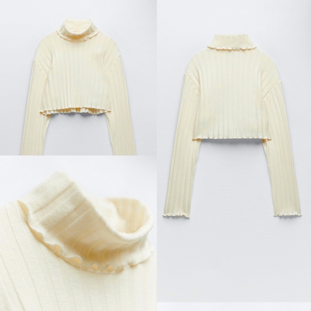 RIBBED CROPPED TOP